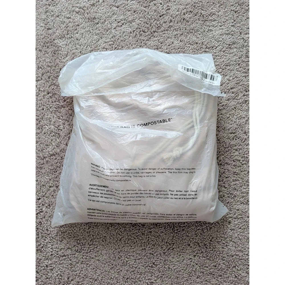 NWT Quince Bamboo Duvet Cover Set King/California King Soft Blush With Sham Set